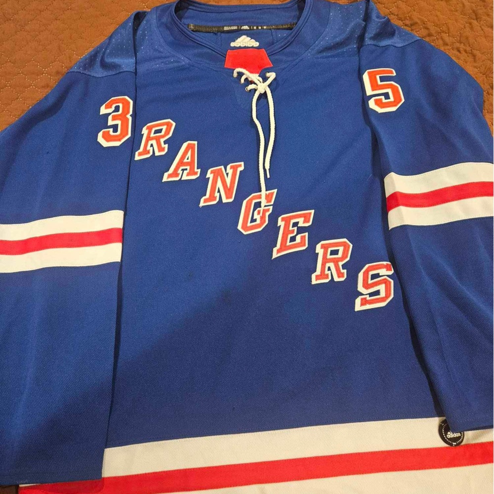Richter 35 Rangers Jersey
